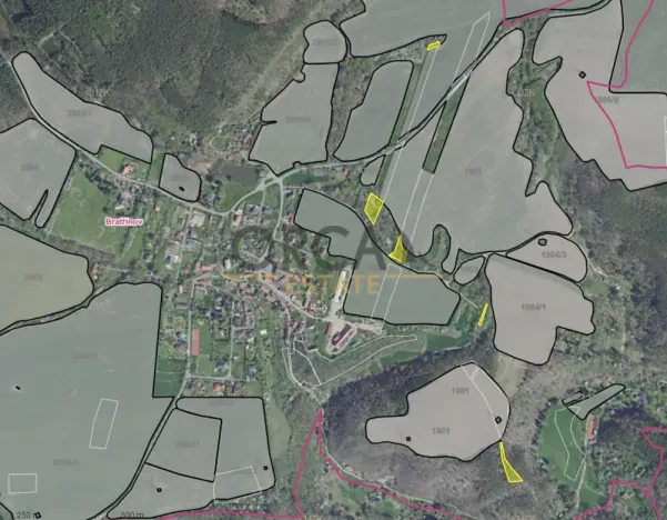 Prodej pozemku, Bratřínov, 5035 m2