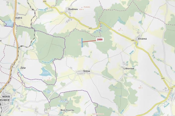 Dražba lesa, Žirovnice, 19314 m2