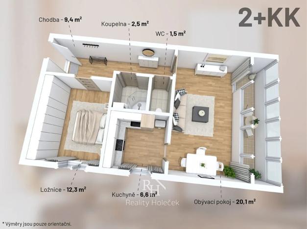 Prodej bytu 2+1, Kladno, Čs. armády, 53 m2