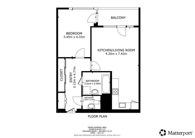 Pronájem bytu 2+kk, Praha - Jinonice, Pod stolovou horou, 57 m2