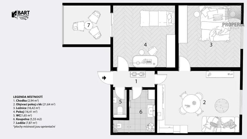Prodej bytu 3+kk, Brno, 73 m2