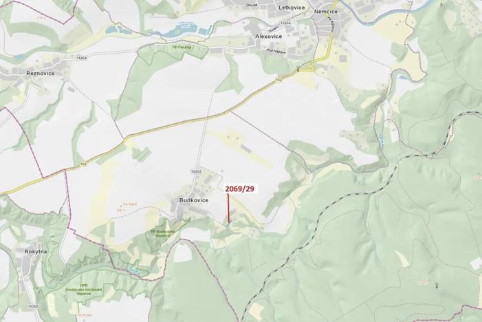 Dražba lesa, Ivančice, 1130 m2