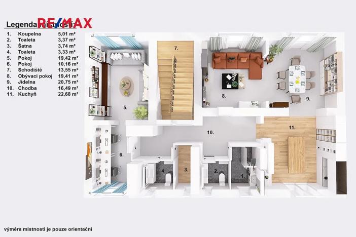 Prodej rodinného domu, České Velenice, Komenského, 247 m2