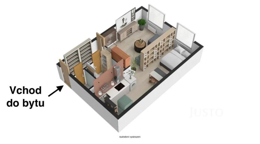 Prodej bytu 1+kk, Ústí nad Labem, Vinařská, 31 m2