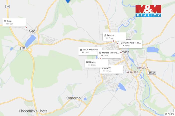 Prodej pozemku pro bydlení, Blovice, 1143 m2