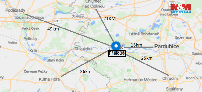 Pronájem obchodního prostoru, Přelouč, Masarykovo náměstí, 26 m2