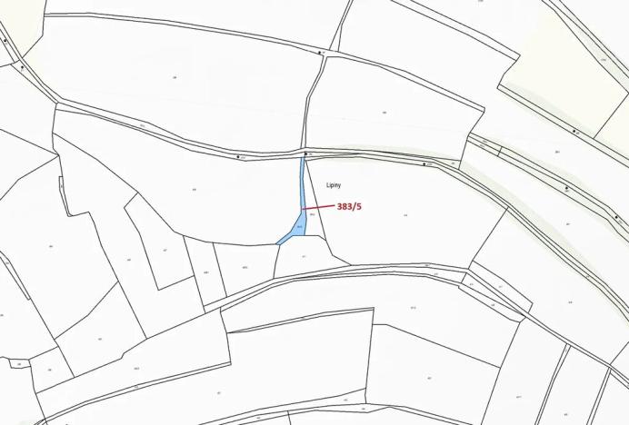 Dražba pozemku, Olešná, 386 m2