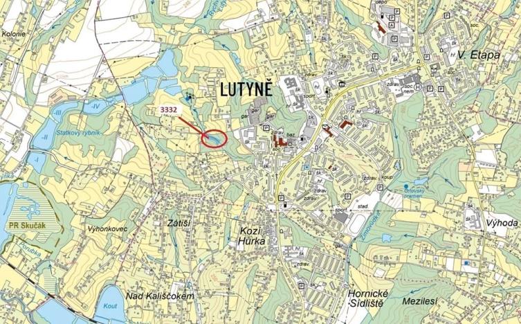 Dražba pozemku, Orlová, 3555 m2