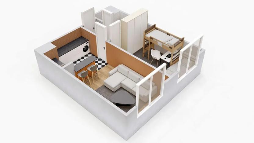 Prodej bytu 2+kk, Kladno, Holandská, 38 m2