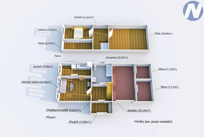 Prodej rodinného domu, Mutěnín, 75 m2