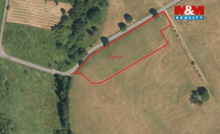 Prodej pole, Křižánky - České Milovy, 10634 m2
