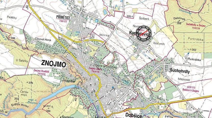 Prodej pole, Kuchařovice, 5868 m2