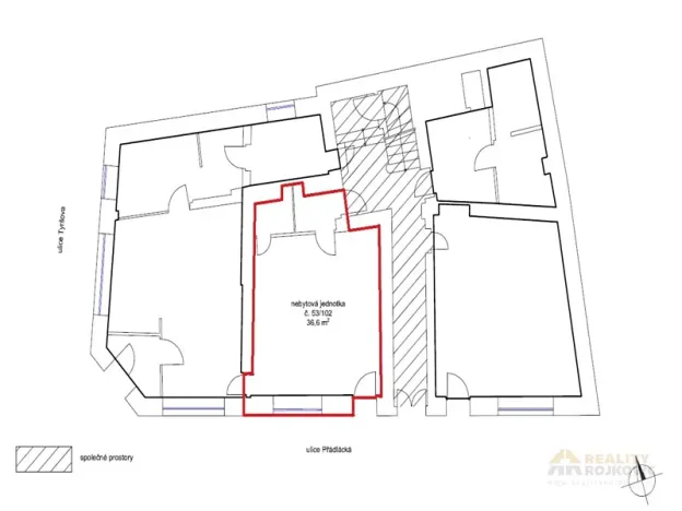 Pronájem obchodního prostoru, Broumov, Přadlácká, 36 m2