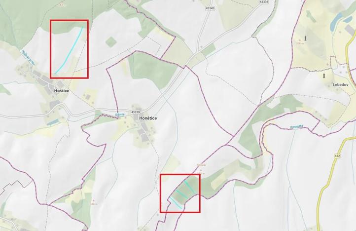 Prodej pole, Hoštice, 13600 m2