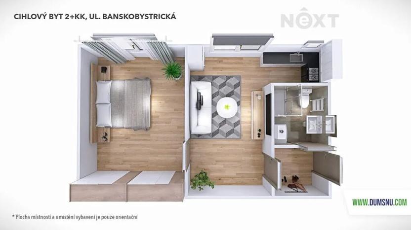 Prodej bytu 2+kk, Šumperk, Banskobystrická, 40 m2