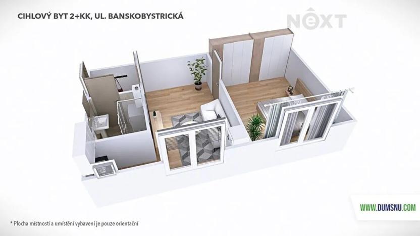 Prodej bytu 2+kk, Šumperk, Banskobystrická, 40 m2