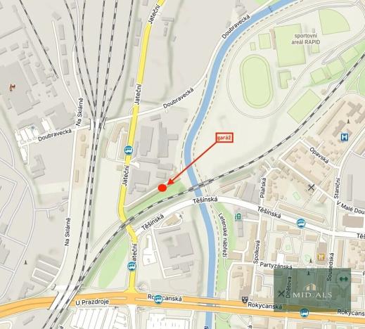 Pronájem garáže, Plzeň, Jateční, 16 m2