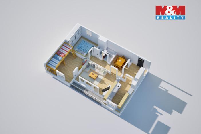 Prodej bytu 3+1, Ústí nad Labem - Bukov, Vinařská, 72 m2