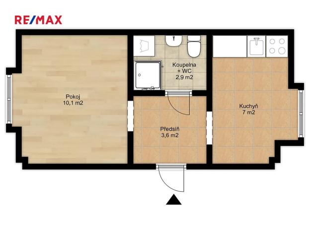 Prodej bytu 1+1, Jeseník, Kostelní, 24 m2