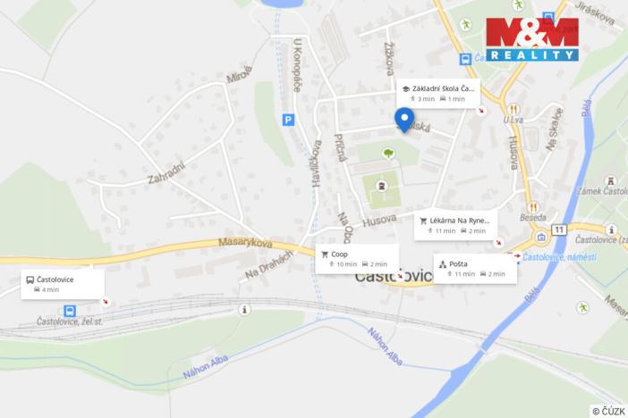 Pronájem bytu 1+1, Častolovice, Školská, 45 m2