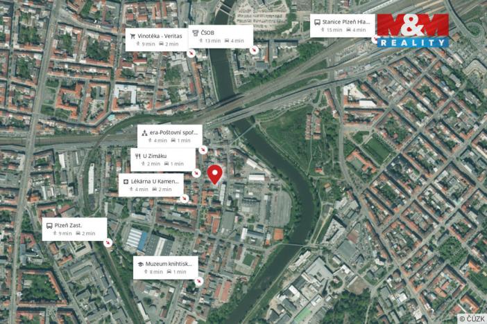 Pronájem bytu 1+kk, Plzeň - Jižní Předměstí, Presslova, 36 m2