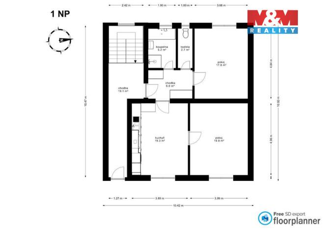 Prodej činžovního domu, Tábor, Josefa Švehly, 175 m2