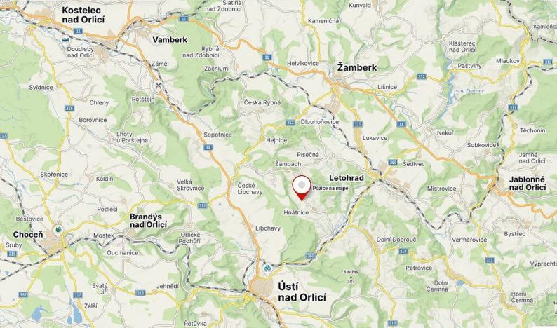 Prodej pozemku, Hnátnice, 7673 m2