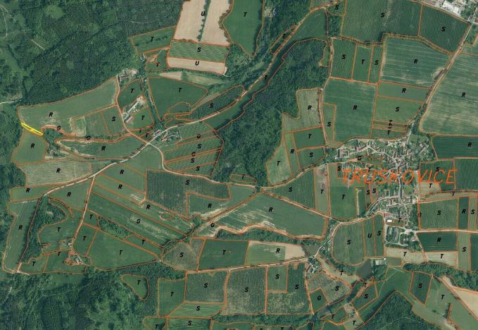 Prodej pole, Truskovice, 1577 m2