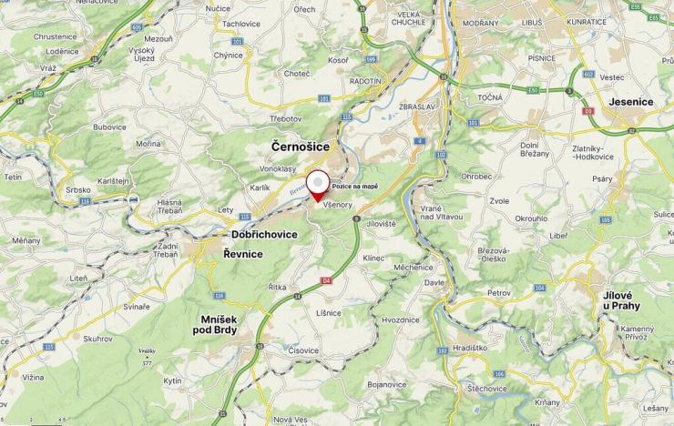 Prodej pozemku, Všenory, 692 m2