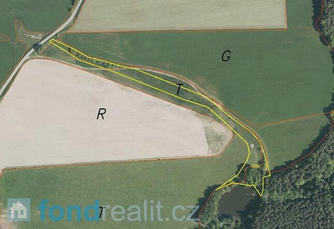 Prodej pozemku, Kaplice - Pořešín, 10983 m2