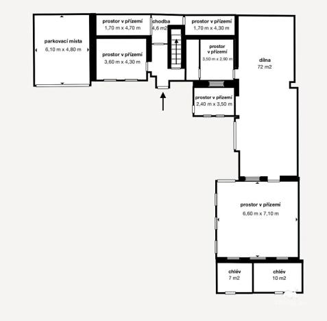 Prodej rodinného domu, Tlučná, Hlavní, 290 m2