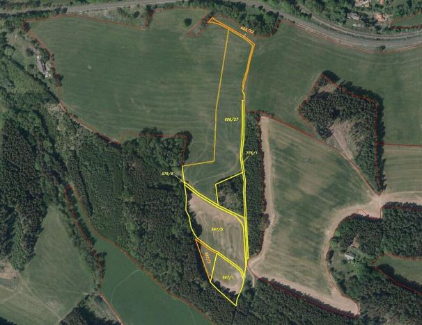 Prodej pole, Stará Paka, 44606 m2