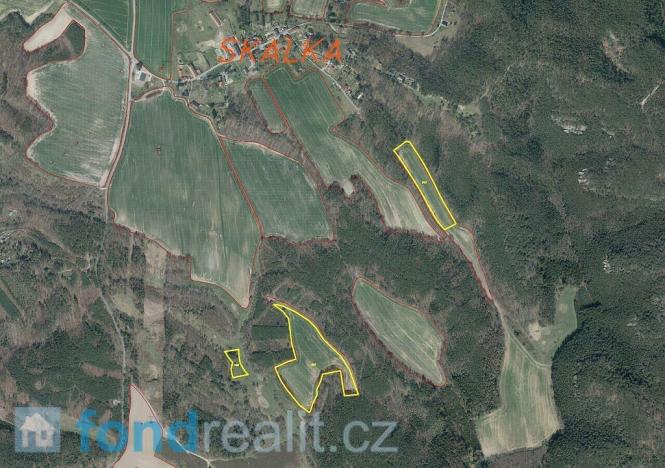 Prodej pole, Blíževedly, 52791 m2
