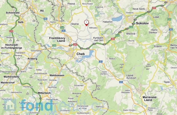 Prodej pole, Milhostov, 1500 m2