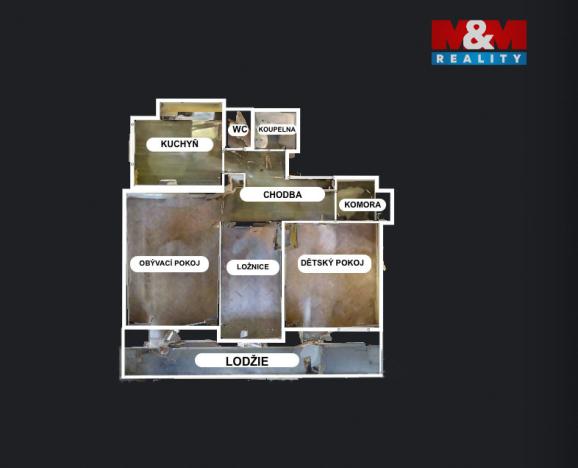 Prodej bytu 3+1, Ostrava - Poruba, Karola Šmidkeho, 63 m2