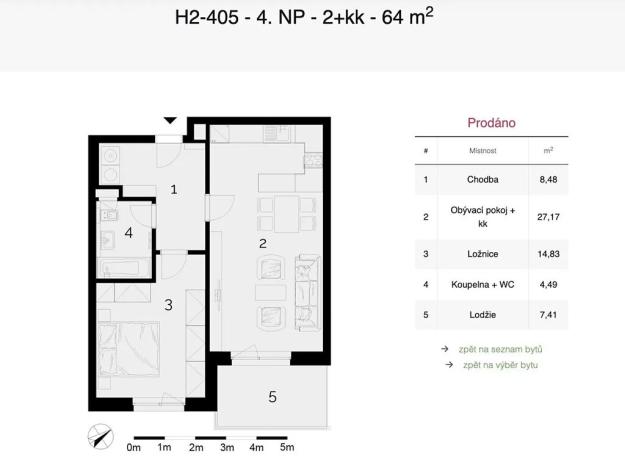 Pronájem bytu 2+kk, Olomouc, Loudova, 57 m2