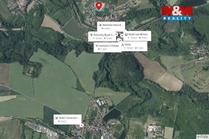 Prodej pozemku pro bydlení, Rtyně nad Bílinou, 1845 m2