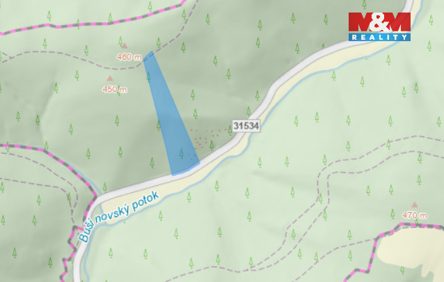 Prodej lesa, Nemile, 12967 m2