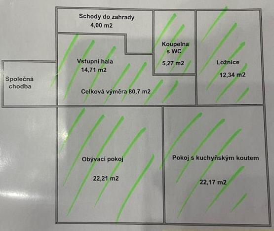 Pronájem bytu 3+kk, Liberec - Liberec I-Staré Město, Bendlova, 81 m2