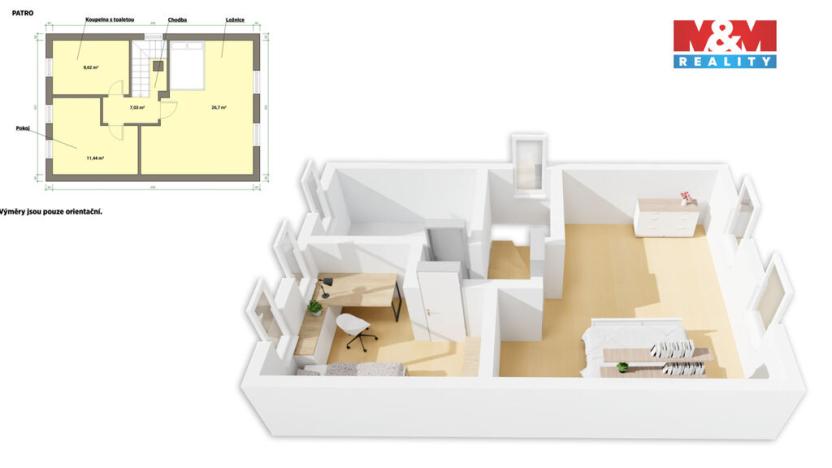 Prodej rodinného domu, Skalná - Zelená, 108 m2