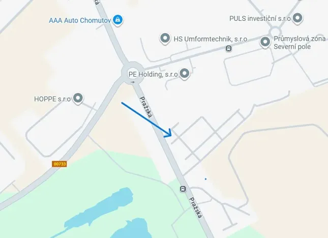 Prodej zahrady, Chomutov, Pražská, 283 m2