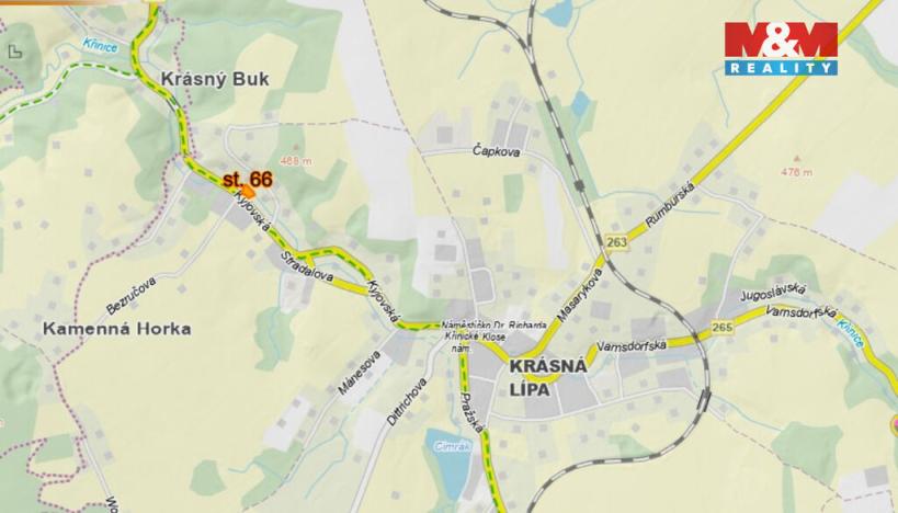 Prodej pozemku pro bydlení, Krásná Lípa, 2010 m2