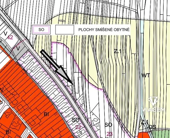 Prodej zahrady, Hluk, 900 m2