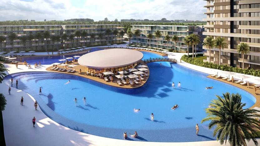 Prodej bytu 1+kk, Trikomo, Kypr, 47 m2