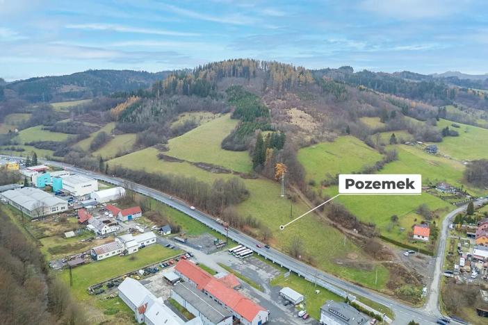 Prodej komerčního pozemku, Vsetín, 1164 m2