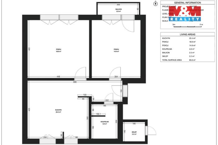 Prodej bytu 3+kk, Unhošť, Karla Čapka, 62 m2