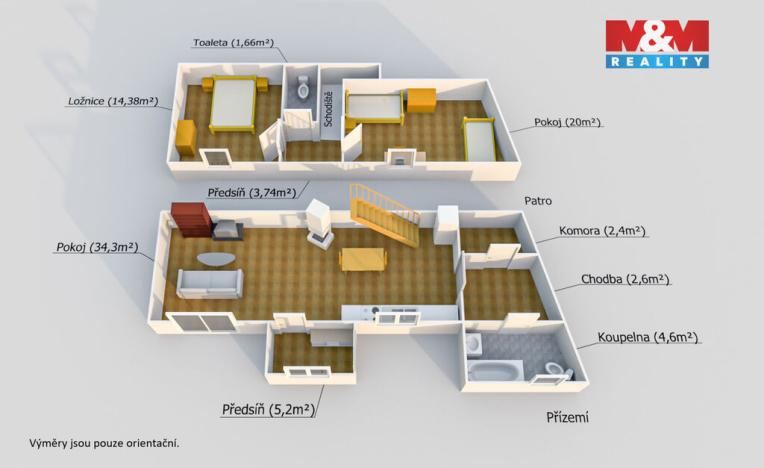 Prodej rodinného domu, Štěnovice, Losinská, 89 m2