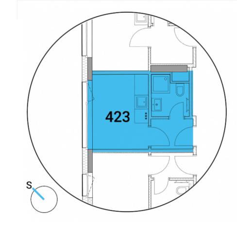 Pronájem bytu 1+kk, Praha - Stodůlky, Mukařovského, 13 m2