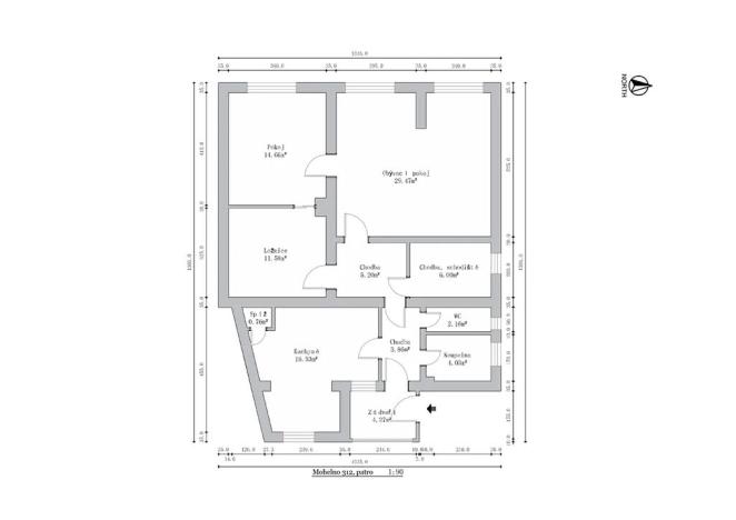 Pronájem rodinného domu, Mohelno, 195 m2