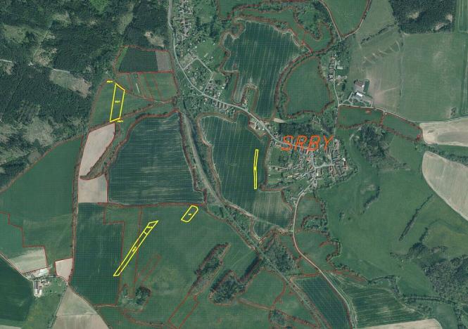 Prodej pole, Srby, 19946 m2